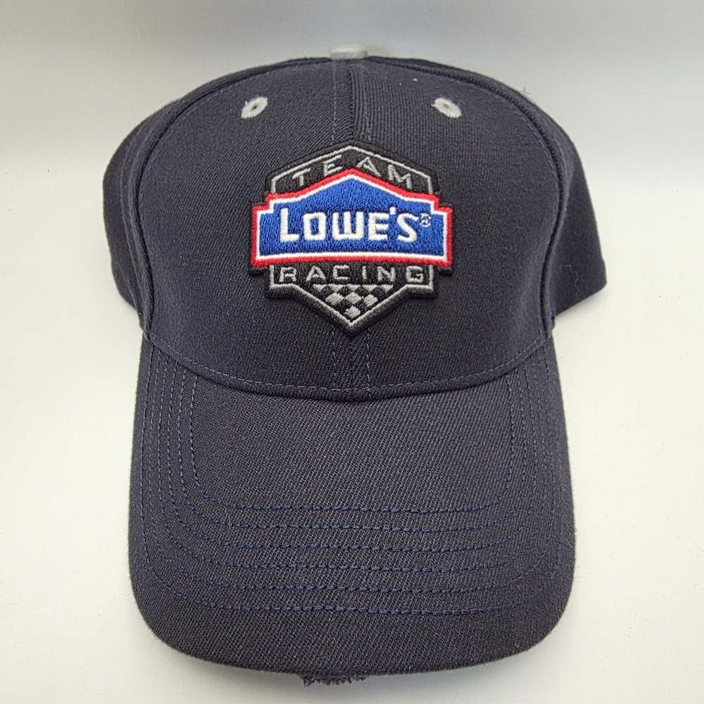 Chase Authentics NASCAR Hat Mens OSFM Navy Blue Jimmie Johnson 48 Team Lowes